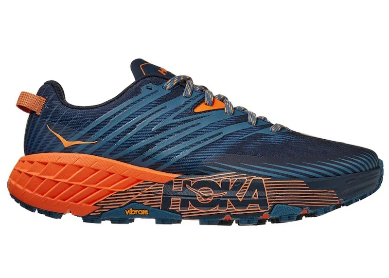 Hoka One One Speedgoat 4 Real Teal Persimmon Orange (1106525-RTPO)