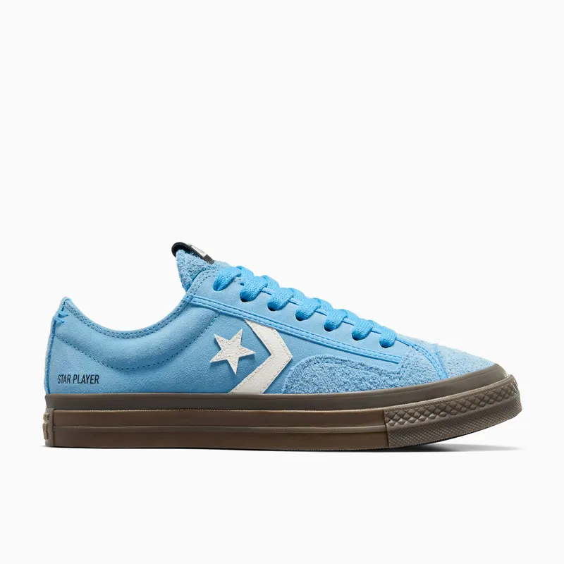 Converse Star Player 76 Suede Lt Blue/Egret/Black (A09085C)