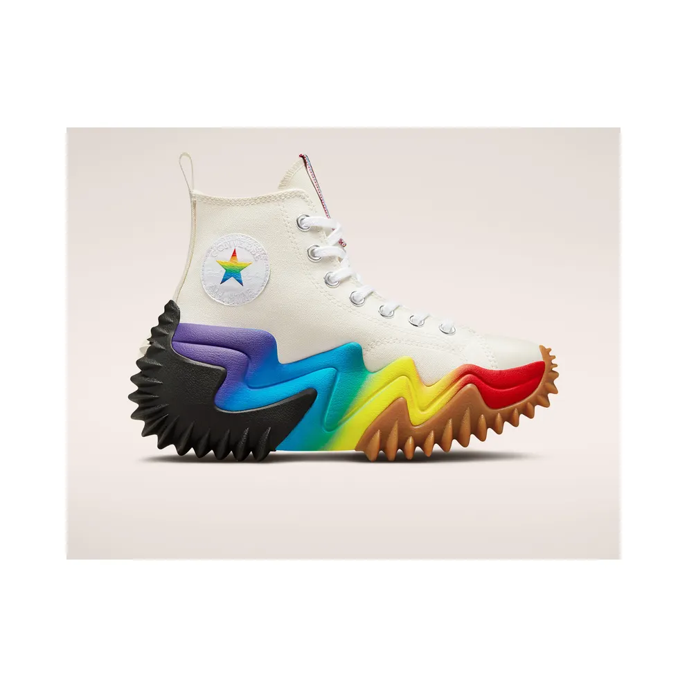 Converse Run Star Motion CX Platform Pride Egret/court Purple