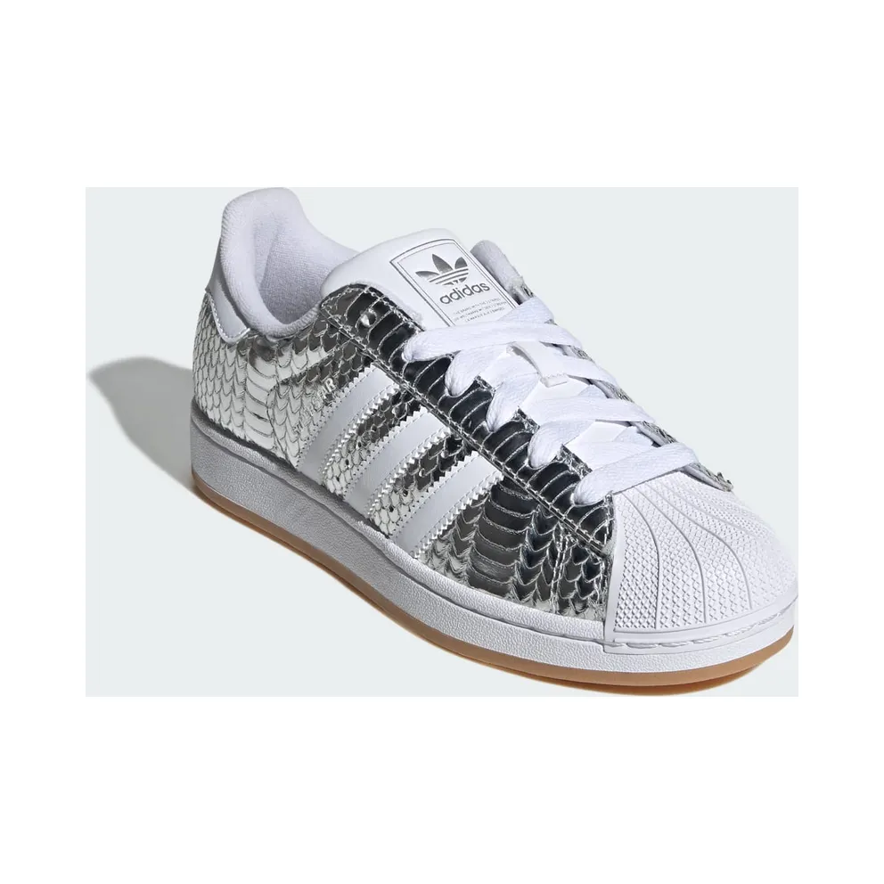 Adidas SUPERSTAR II Shoes Silver Metallic / Cloud White / Grey Two (KH9020)