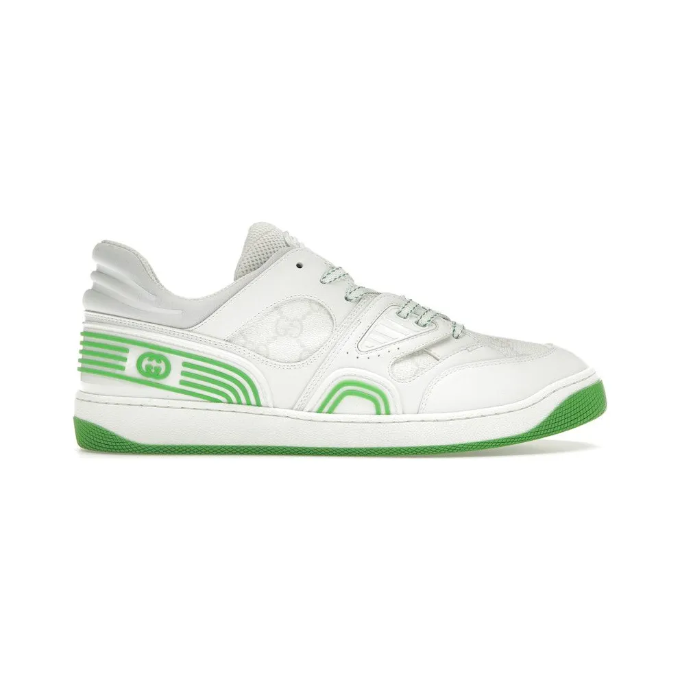 Gucci Basket Low White Demetra Green (698785 2SHG0 9089)