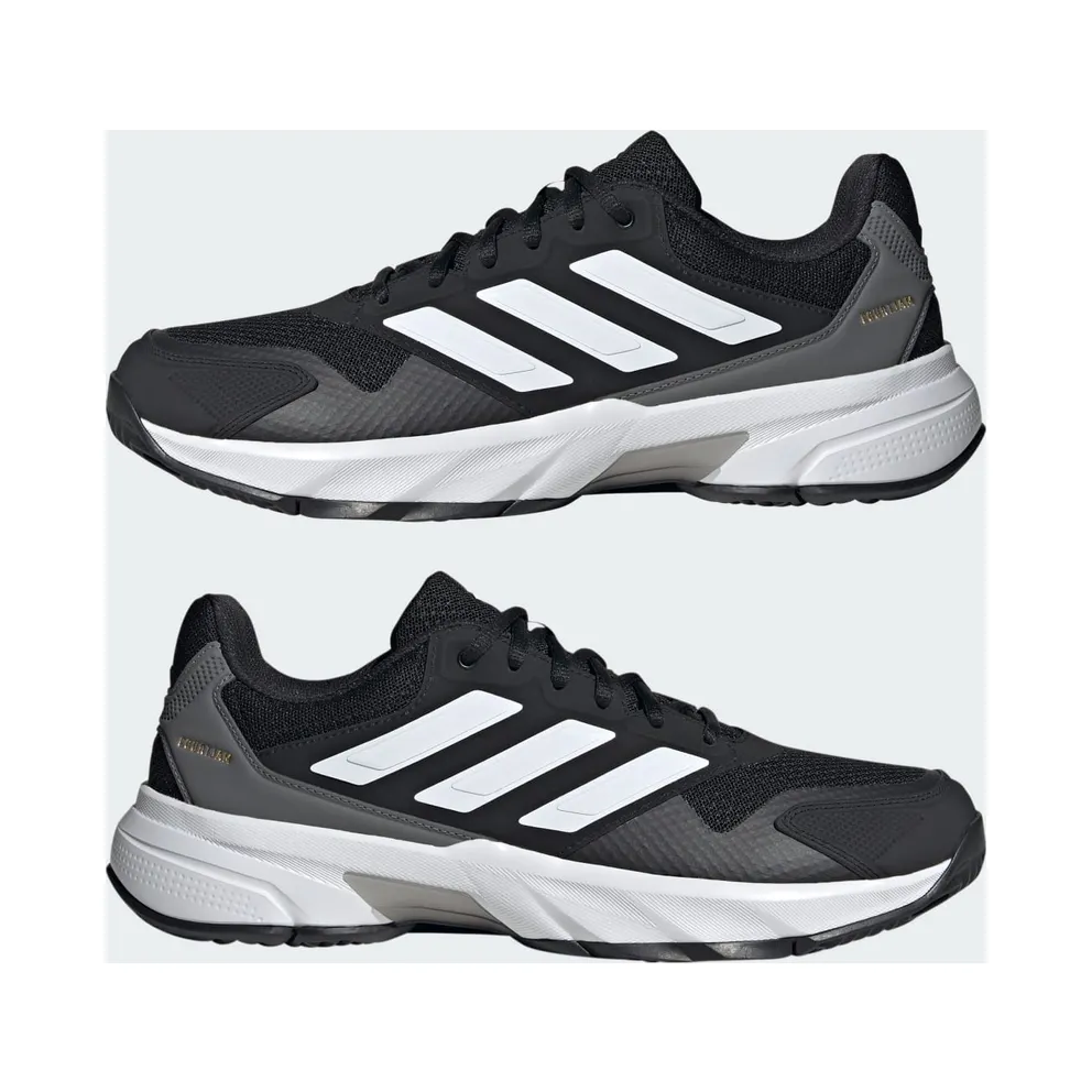 Adidas Courtjam Control 3 Tennis Core Black / Cloud White / Grey Four (IF0458)
