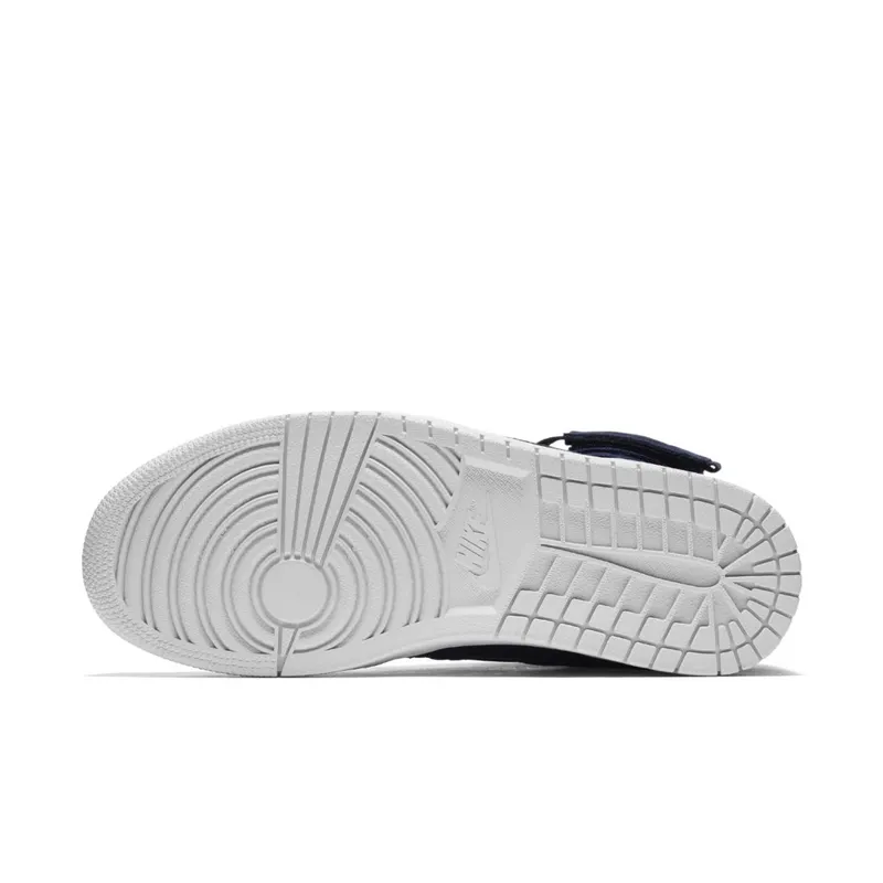 Jordan 1 Retro High Strap Midnight Navy Midnight Navy/Pure Platinum-Black (342132-400)