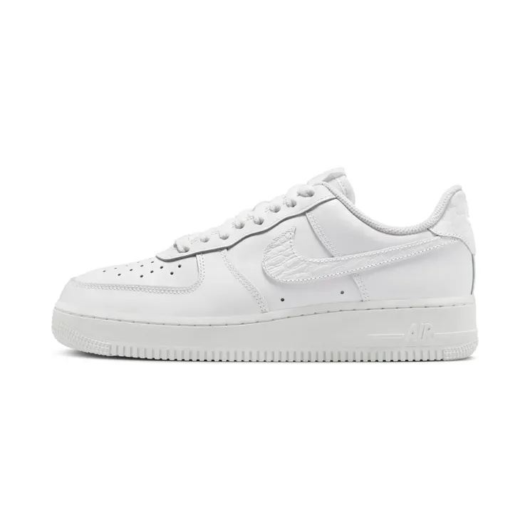 Nike Air Force 1 ’07 SE Pebble Croc – “White / Neutral Grey” (IO4837-100)