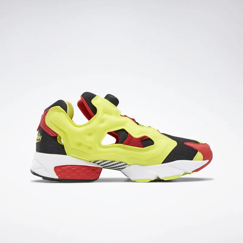 Reebok Instapump Fury Prototype Citron Black/Hyper Green-Reebok Red-White (Other Brands Reebok)
