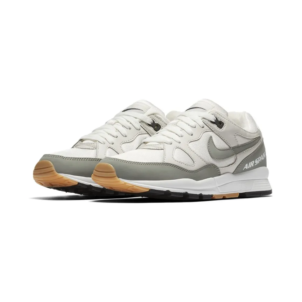 Nike Air Span II “Summit White / Light Bone / Black / Dark Stucco” (AH6800-100)