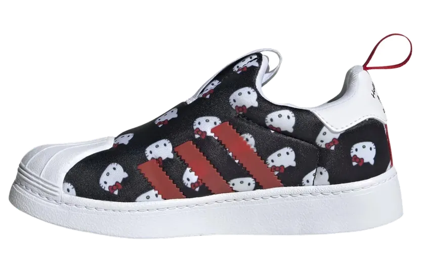 Adidas Superstar 360 PS “Hello Kitty – Cloud White Core Black Vivid Red” (GY9212)