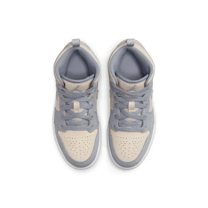 Jordan 1 Mid SE Coconut Milk Particle Grey (PS) (DN4345-100)