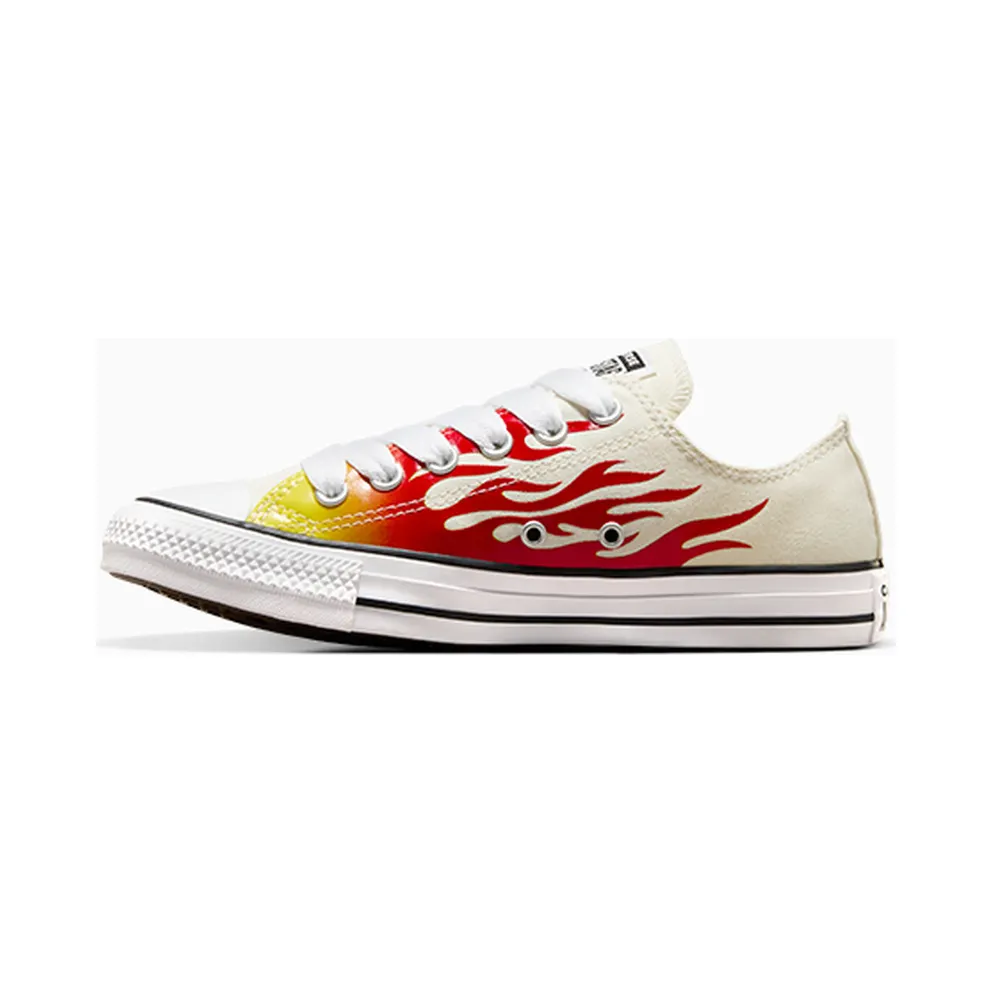 Converse Chuck Taylor All Star Flames Egret/enamel Red/fresh Yellow – “Meerkleurig” (A09889C)