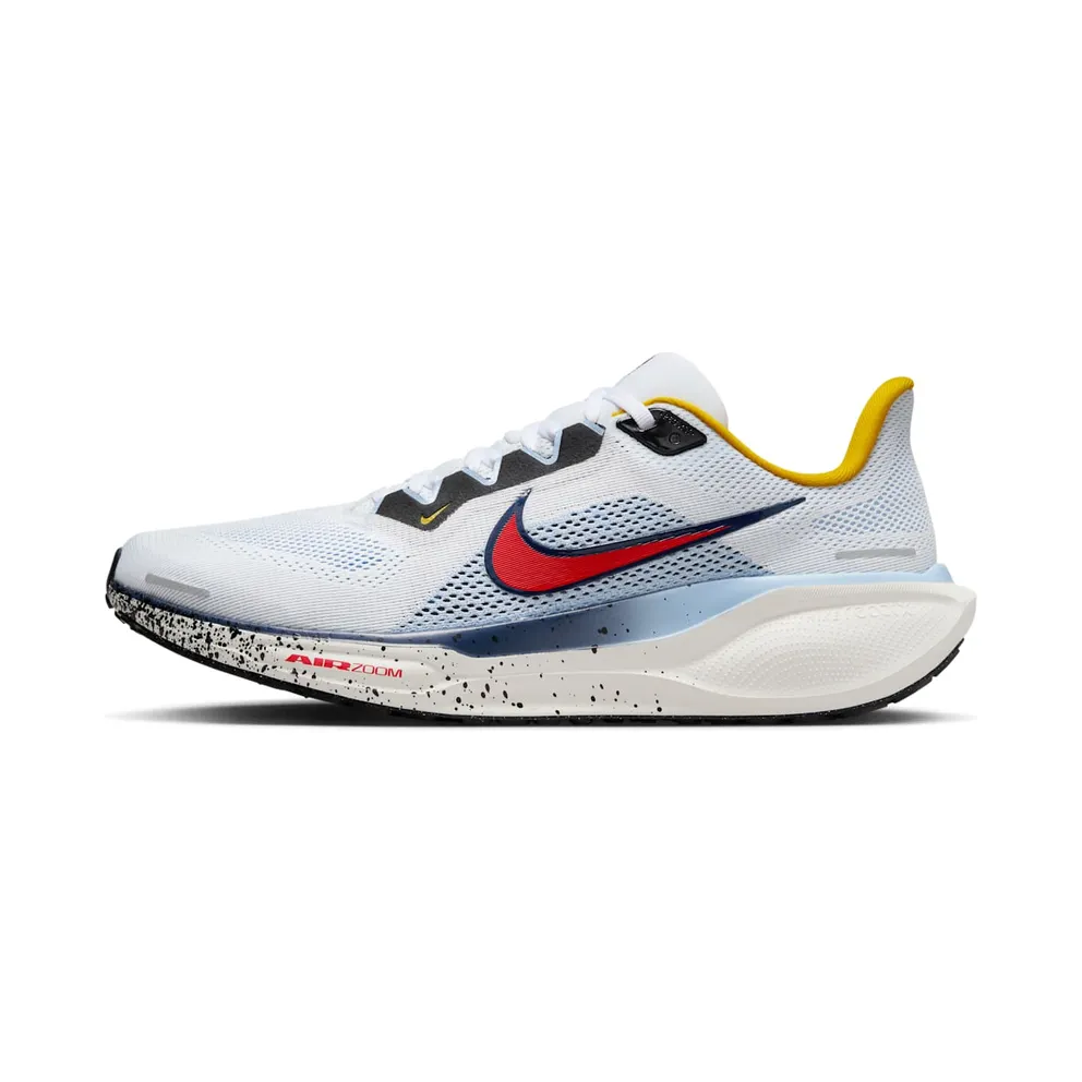 Nike Air Zoom Pegasus 41 White Psychic Blue Speed Red (HJ9068-100)