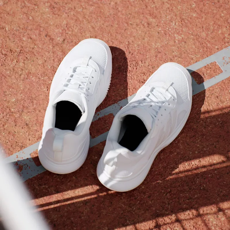 Adidas Avaflash Tennis Shoes Cloud White / Cloud White / Zero Metalic (JR4512)