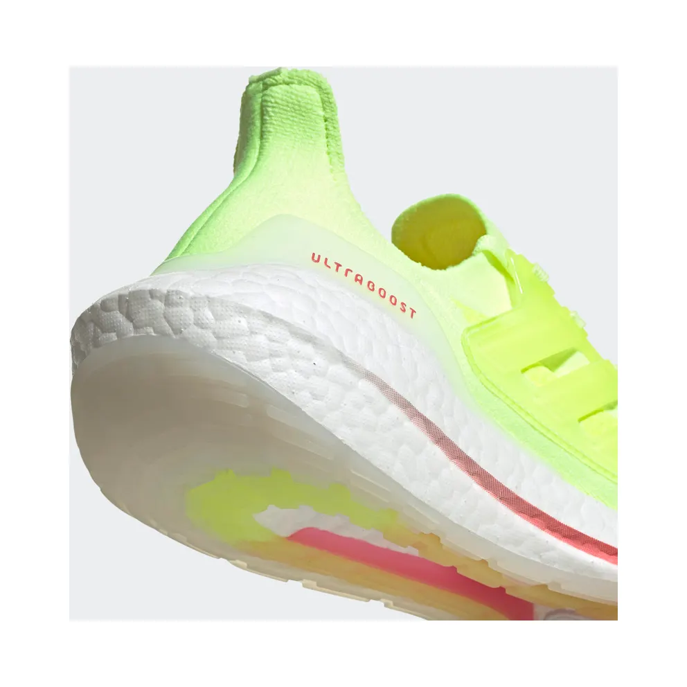 adidas Ultraboost 21 Hi-Res Yellow / Cloud White / Hazy Rose (FY0398)