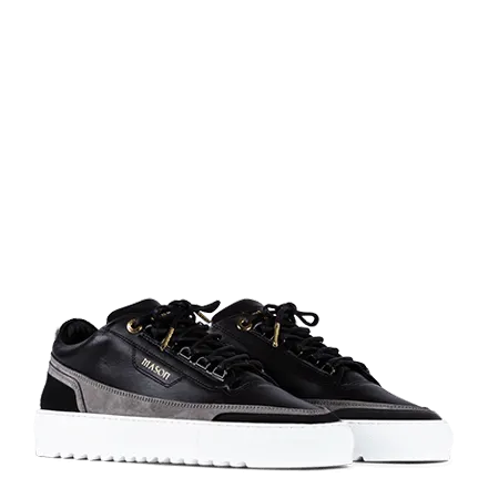 Mason Garments Firenze Leather / Nubuck Black (NOS-3B)