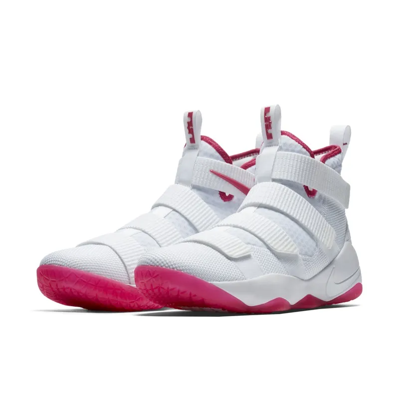Nike LeBron Soldier 11 Kay Yow White/White-Vivid Pink (897644-102)