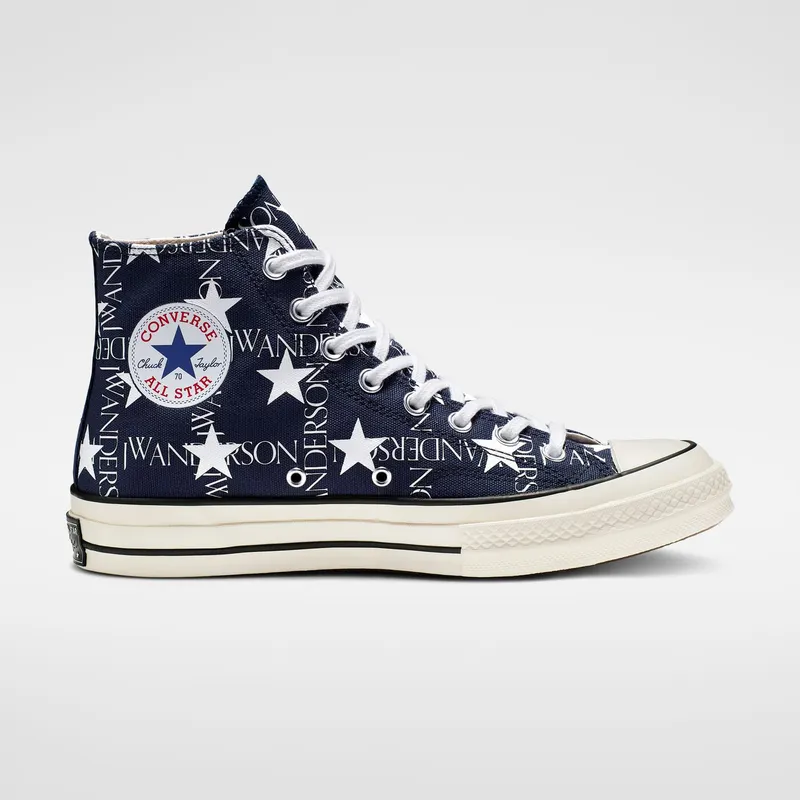 Converse Chuck Taylor All-Star 70s Hi JW Anderson Split Flag Mood Indigo/Garnet (164841C)