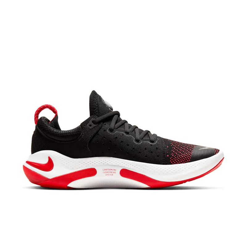 Nike Joyride Run Flyknit Black University Red (W) Black/Metallic Silver-White-University Red (CU4832-001)