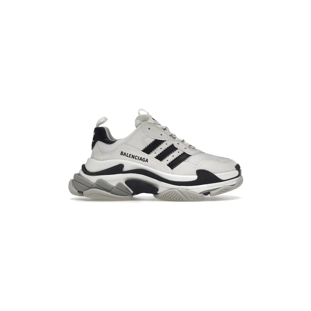 Balenciaga x adidas Triple S White Black (710020 W2ZB1 9112)