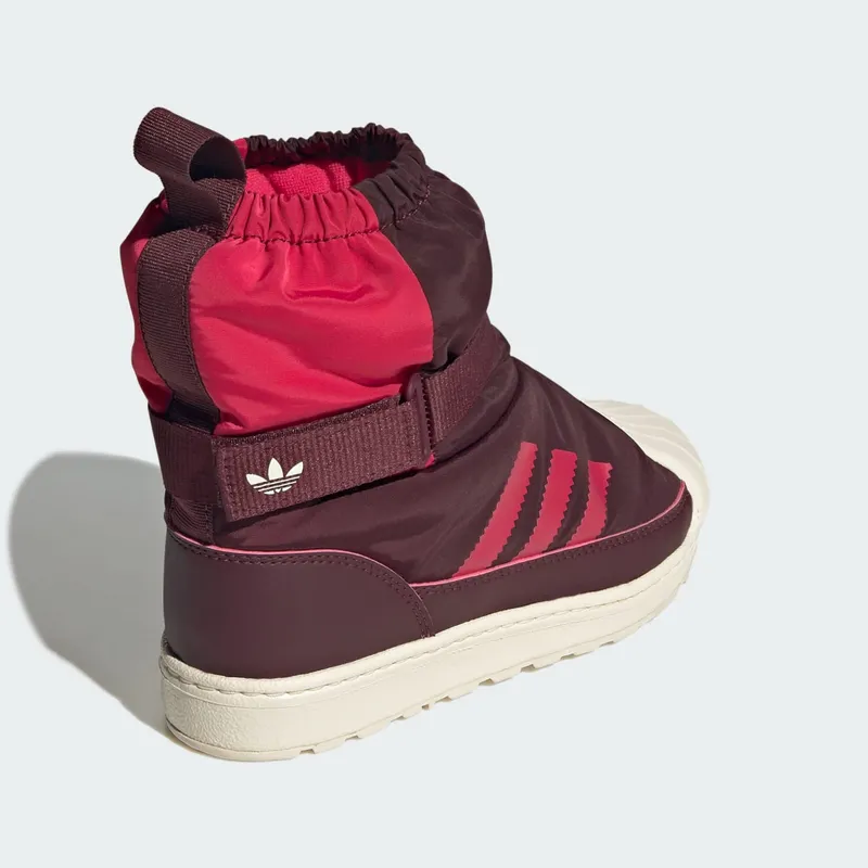 Adidas Superstar 360 Winterized Boot Kids Maroon / Wonder White / Ruby Red (JR5804)