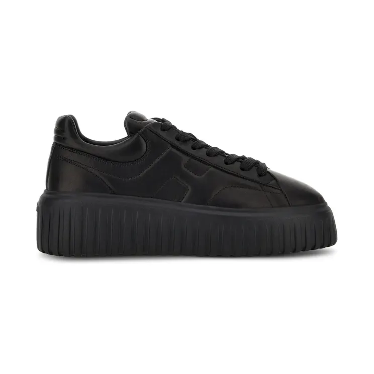 Hogan H-Stripes met plateauzool “Black” (HXW6450FC60LE9)