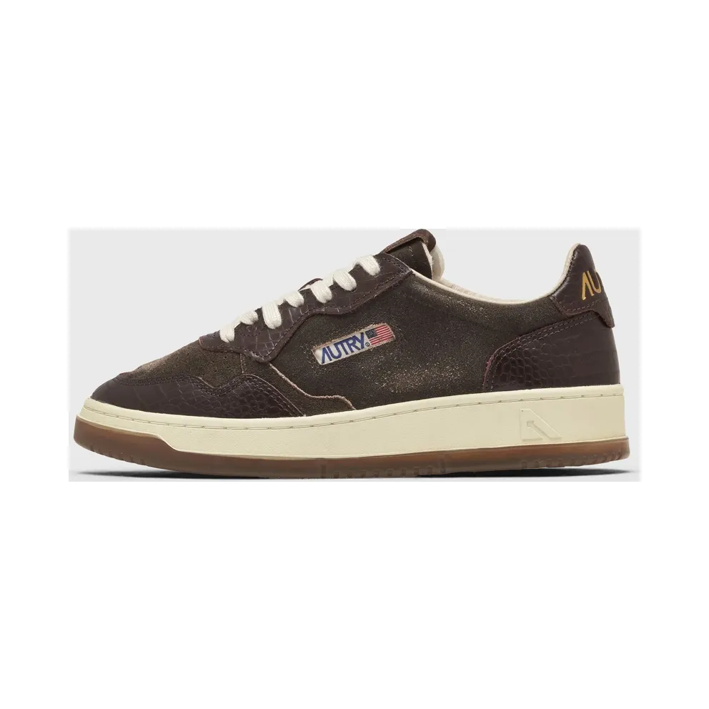 Autry Action Shoes WMNS MEDALIST LOW Black / Brown