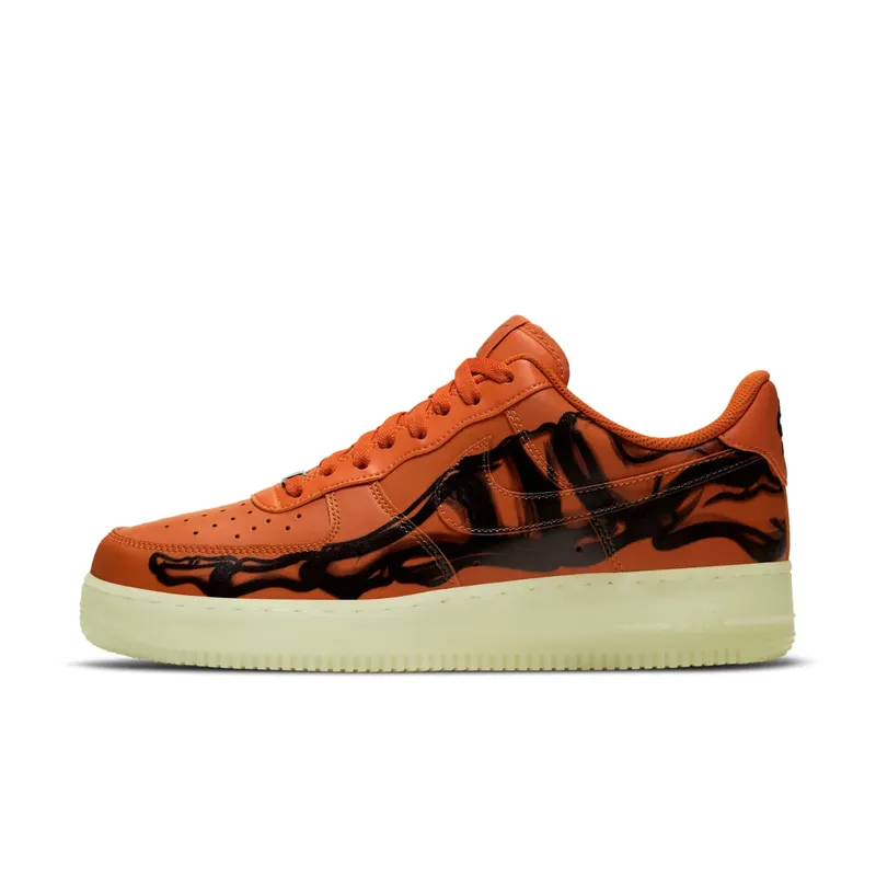 Nike Air Force 1 Low Orange Skeleton (2020) (CU8067-800)
