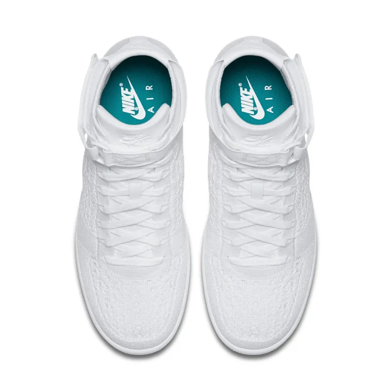 Nike Af1 Ultra Flyknit Mid White/White White/White (817420-102)