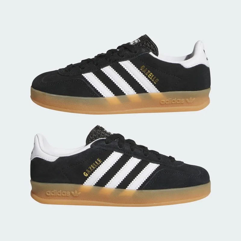 adidas Gazelle Indoor Black White Gum (IH9135)