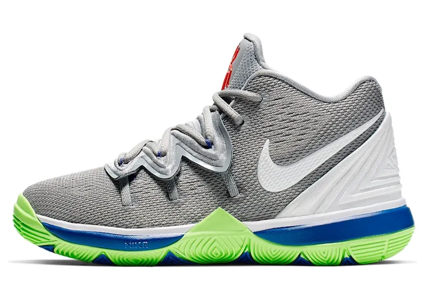 Nike Kyrie 5 PS ‘Wolf Grey Lime’ Wolf Grey/White-Lime Blast (AQ2458-099)