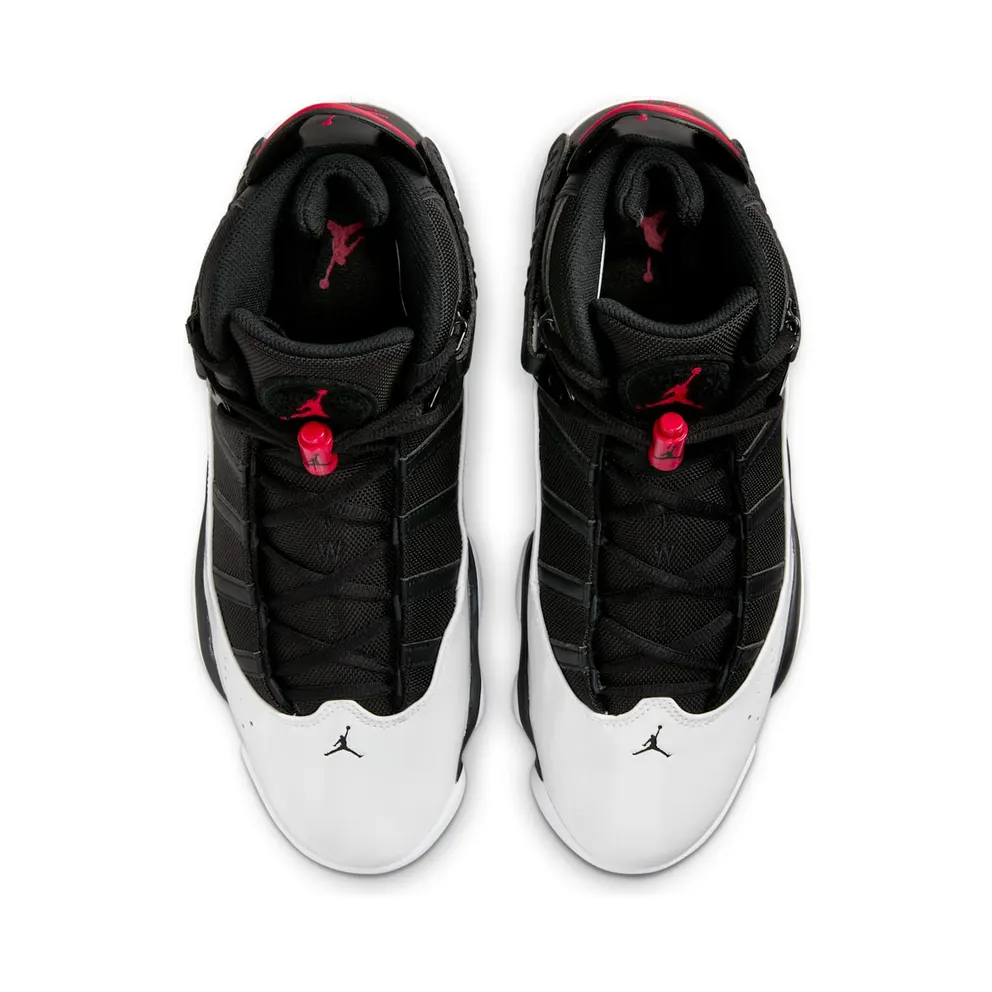 Jordan 6 Rings Black White Varsity Red (322992-067)