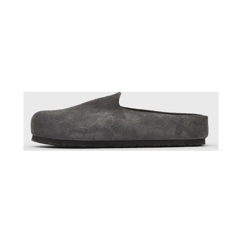 Birkenstock Amsterdam Wrapped Suede Leather Grey