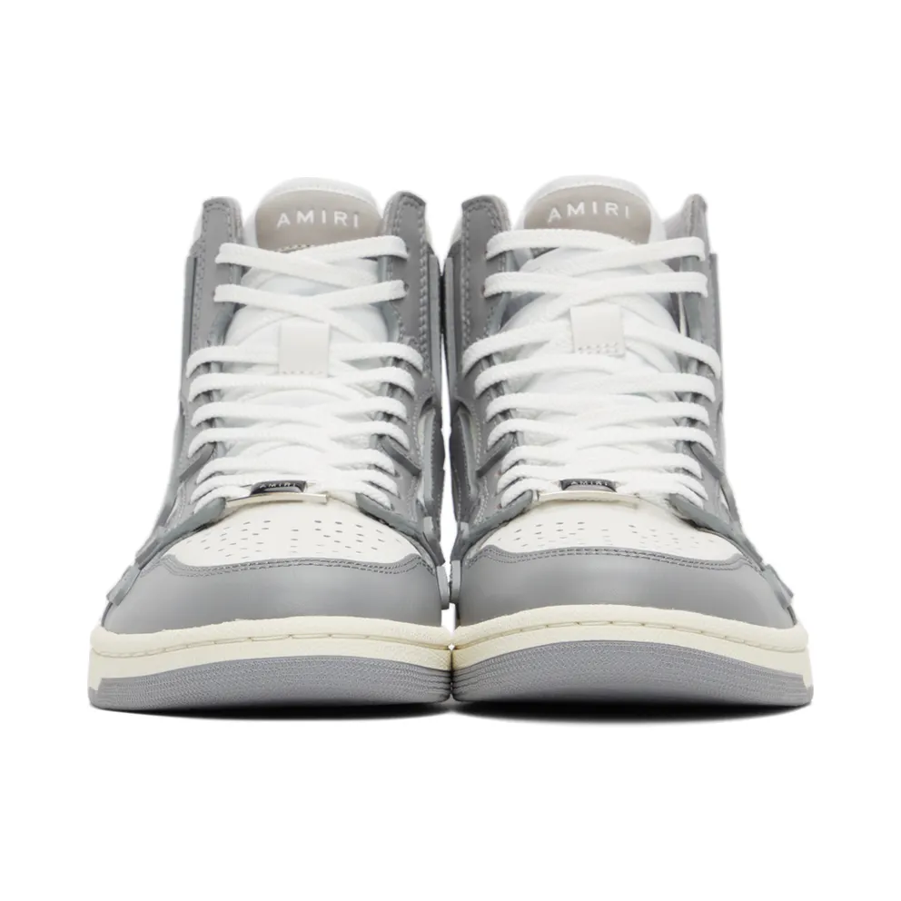 AMIRI White & Grey Hi Skel Top (SS22MFS002)