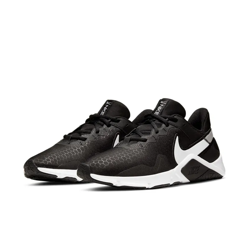 Nike Legend Essential 2 Black White Black/Metallic Silver/White (CQ9356-001)