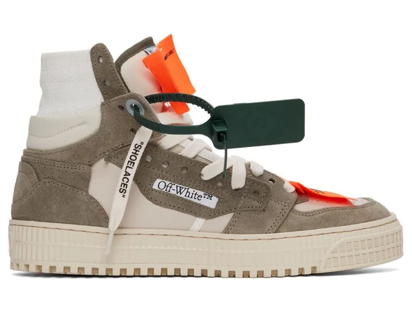 Off-White Off-White & Grey Off-Court 3.0 Sneakers (OWIA112S22LEA0020109)