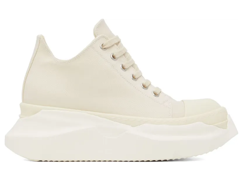 Rick Owens Drkshdw Off-White Abstract Sneakers (DU01B7842 MU)
