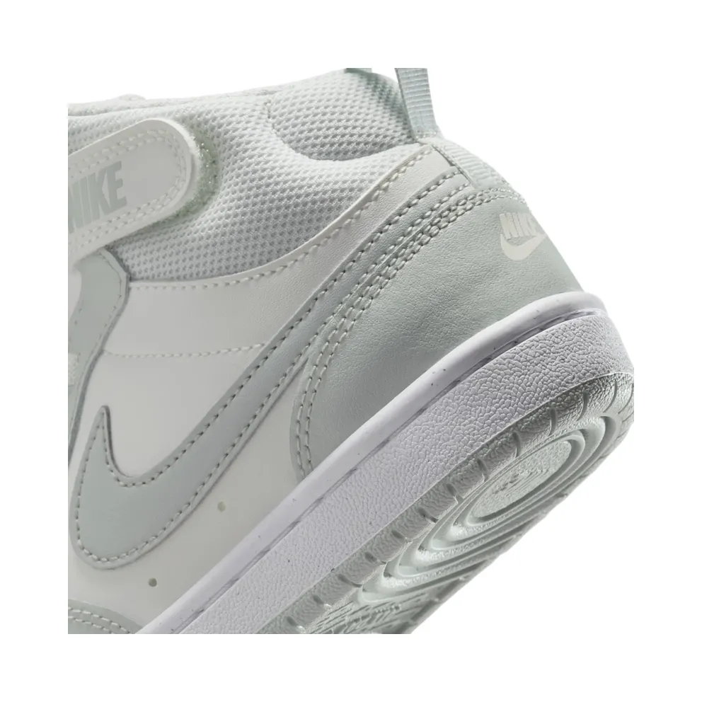 Nike Court Borough Mid 2 Sail White Light Silver (CD7783-127)