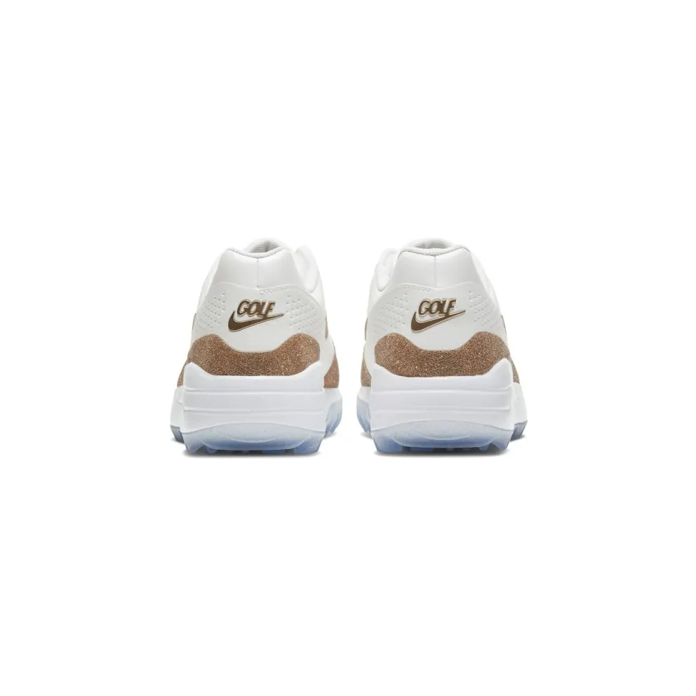 Nike Air Max 1 Golf Swarovski (W) Summit White/White-Metallic Gold (BV0658-111)