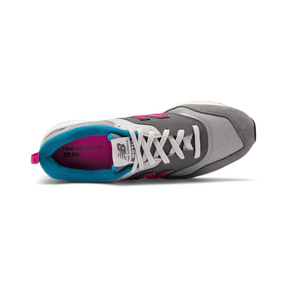 New Balance 997H Castlerock Dark Grey/Pink-Blue (CM997HAH)