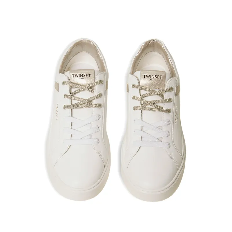 Twinset Leather “White” (261TCP016 13246)