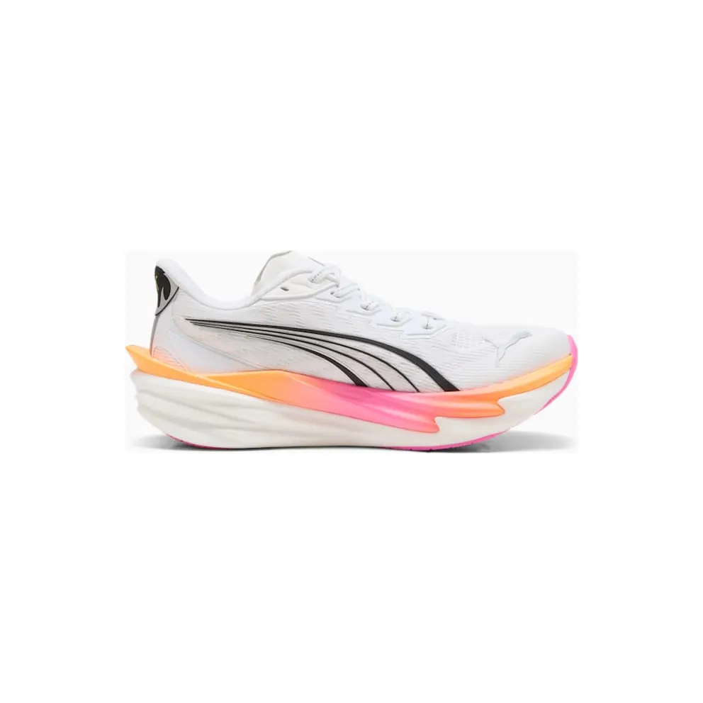 Puma Deviate Nitro 4 White Poison Pink Glowing Red (312124-10)