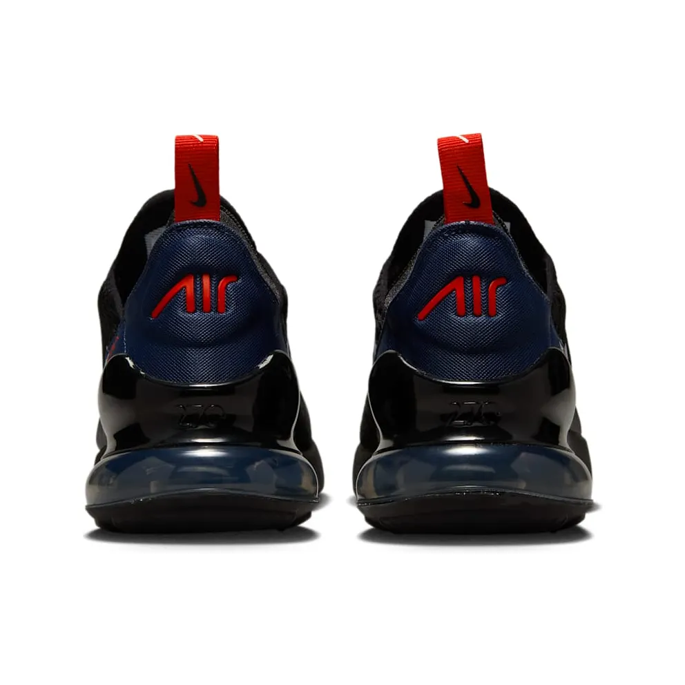 Nike Air Max 270 Black Midnight Navy Red (HJ9565-001)