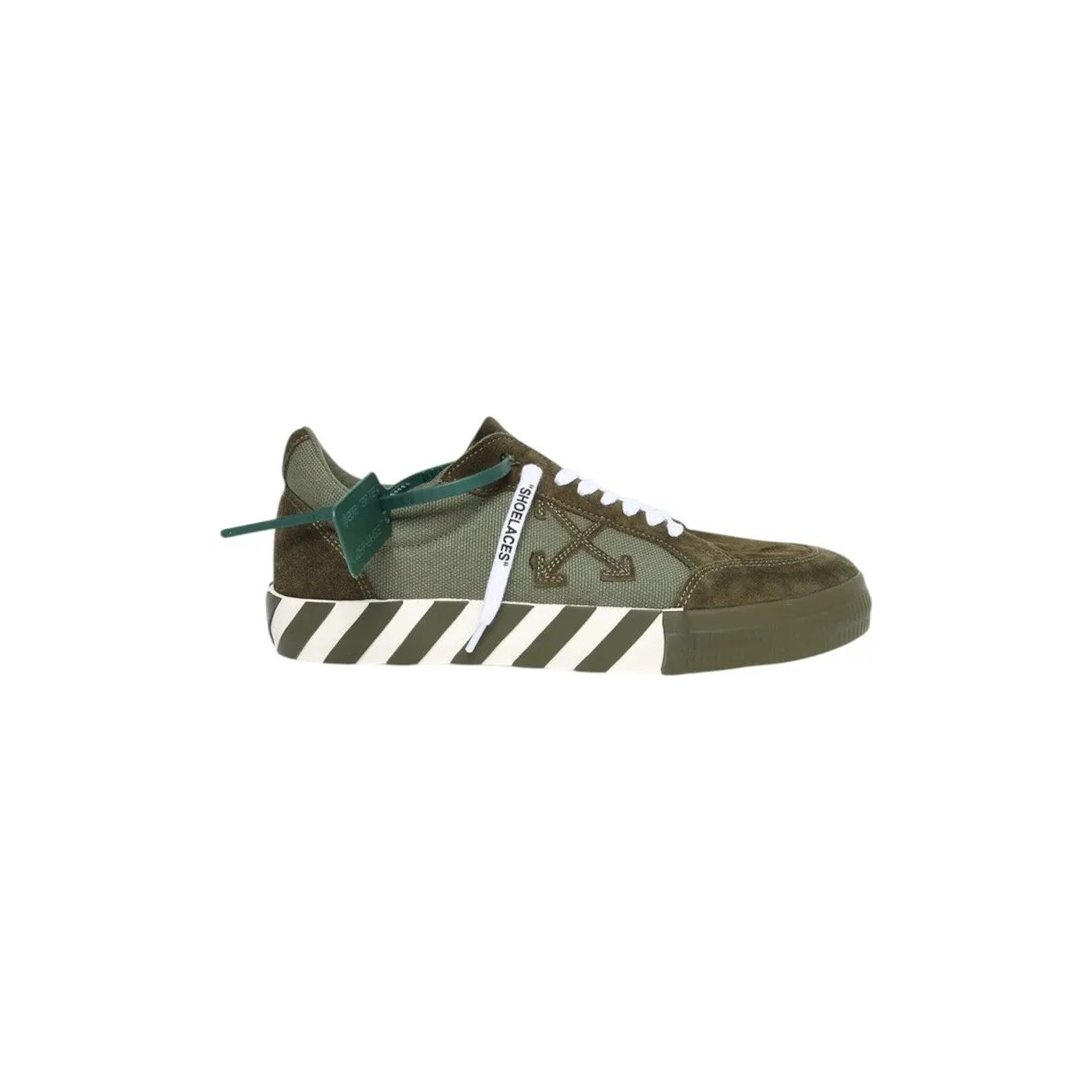 OFF-WHITE Vulc Low Military Green (OMIA085S22LEA0015757)