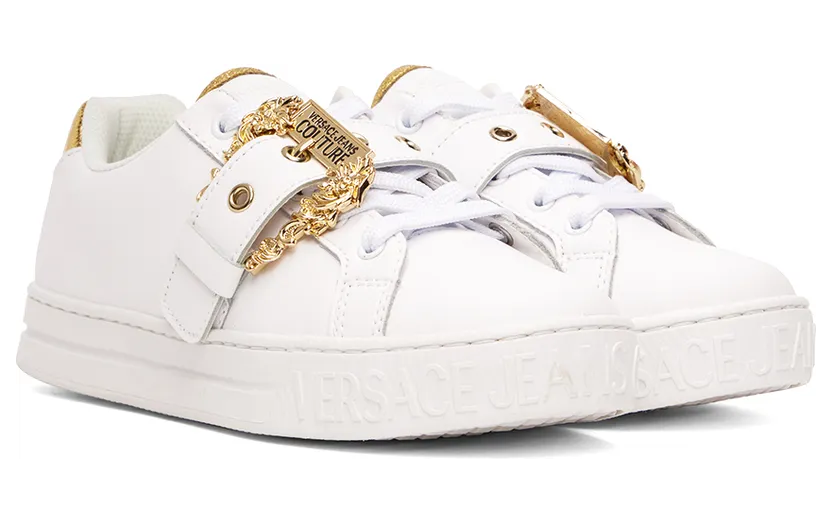 Versace Jeans Couture Black Baroque Buckle Court 88 Sneakers (E73VA3SK9EZP152) (4)