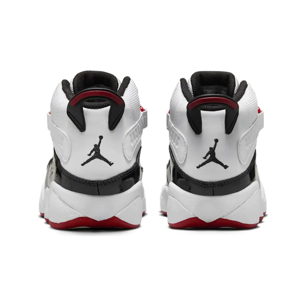 Jordan 6 Rings White Varsity Red Black (323432-164)