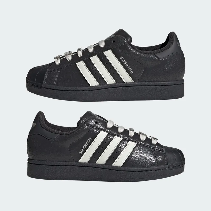 Adidas SUPERSTAR II Carbon / Off White / Silver Metallic (IH1628)