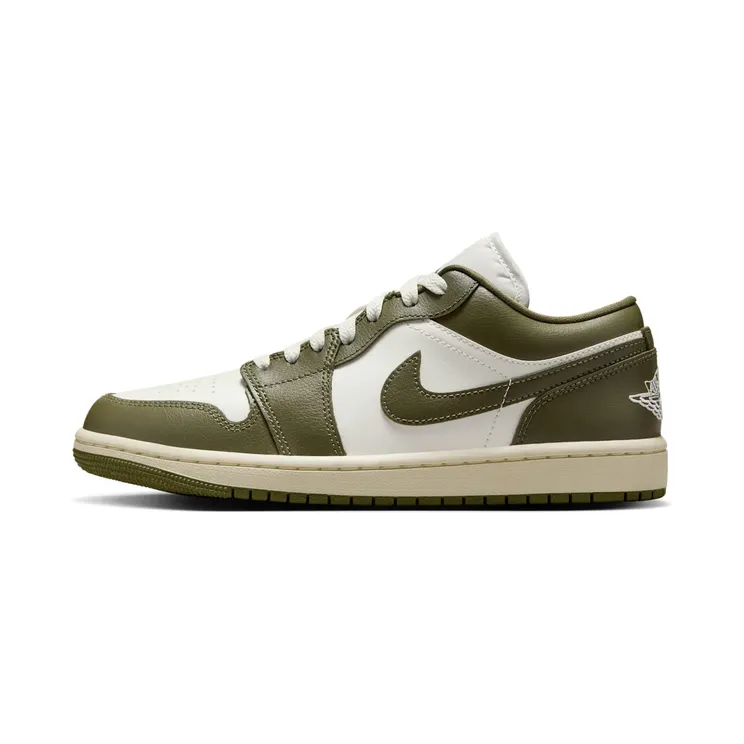 Jordan 1 Low “Sail / Coconut Milk / Medium Olive” (DC0774-122)