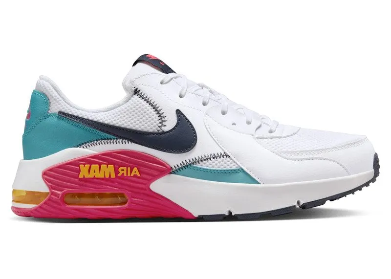 Nike Air Max Excee White Dusty Cactus Laser Orange Thunder Blue (HF4854-100)