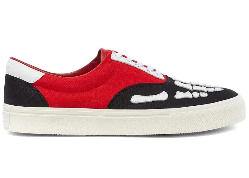 AMIRI Skel Toe Lace Up Black Red (S0F22274CL-BRW)