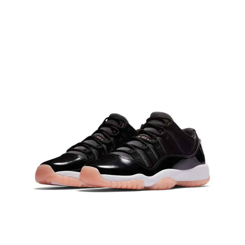 Jordan 11 Retro Low Bleached Coral (GS) Black/Bleached Coral-White (580521-013)