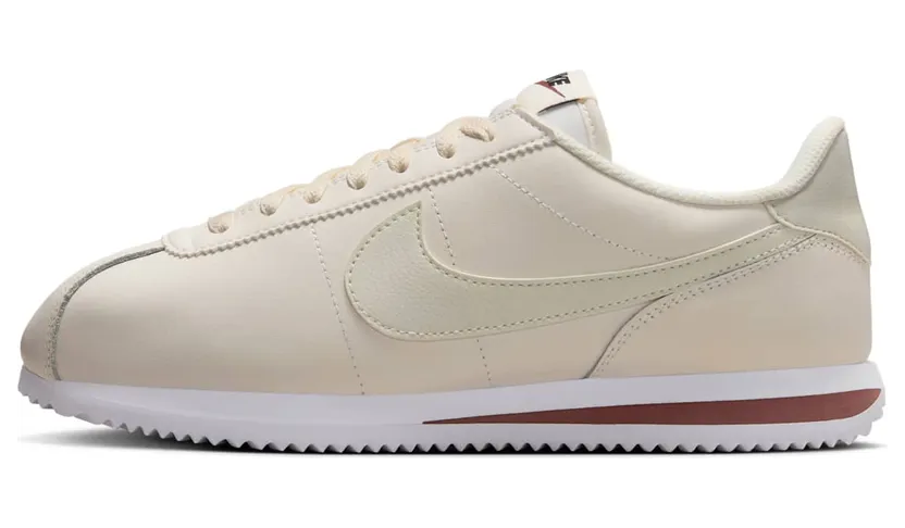 Nike Cortez Leather “Phantom / White / Red Sepia / Light Bone” (DN1791-003)