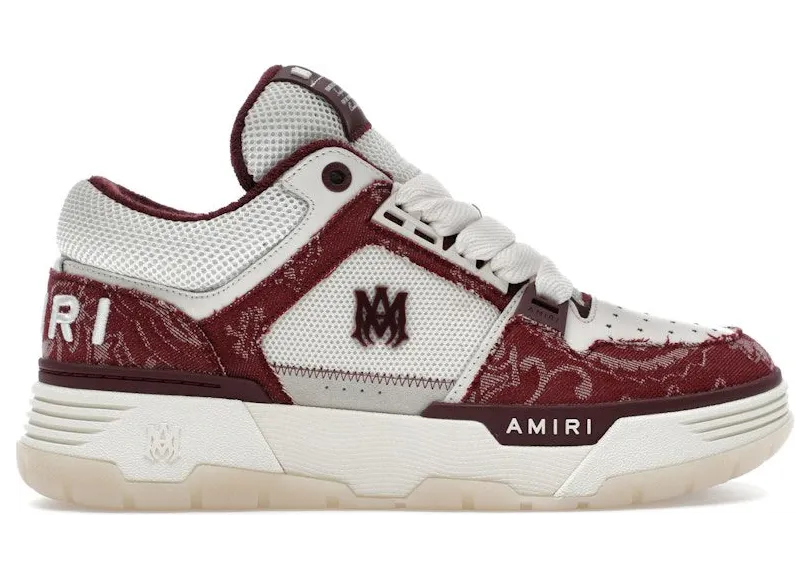 AMIRI MA-1 Bandana Denim Burgundy (AMFOSR1063-652)